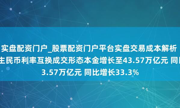 实盘配资门户_股票配资门户平台实盘交易成本解析 2025年东谈主民币利率互换成交形态本金增长至43.57万亿元 同比增长33.3%