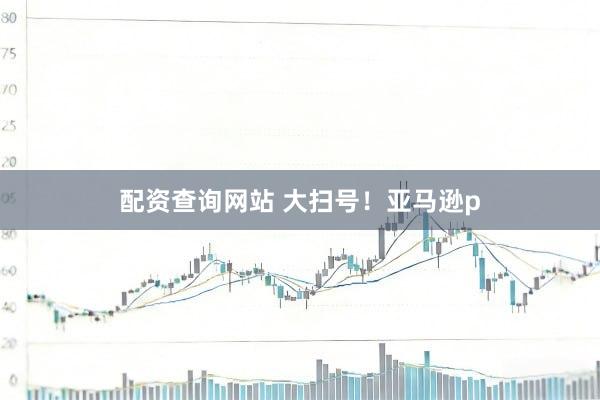 配资查询网站 大扫号！亚马逊p